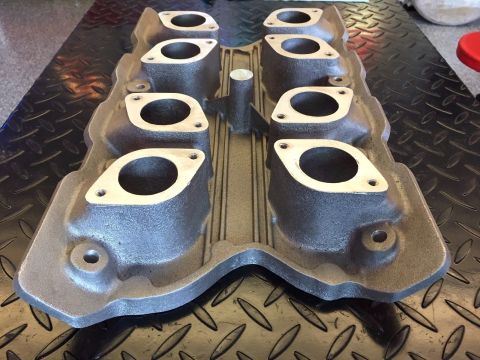 1972 Ford Ranchero - This intake manifold is a part, not a vehicle, and its year cannot be determined from the image.