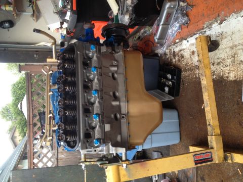 1988 Ford Bronco - engine just about done. Head fit.