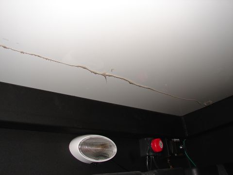 1973 Ford Ranchero - Silicone adhesive was not put in the correct place to hit the cross member in several places as can be seen by the next few pictures