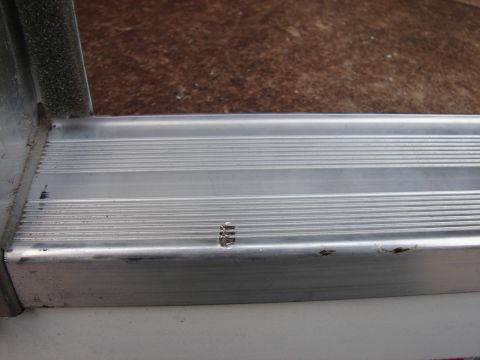 1973 Ford Ranchero - Living quarters door Is not mounted square to frame causing it to hang up on one of the door screws it is already already digging into sill…