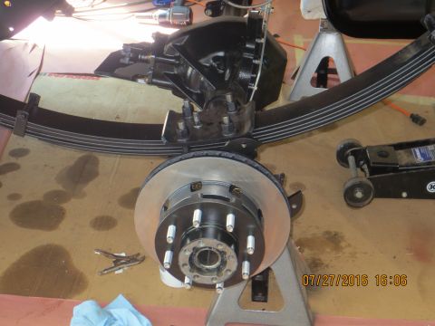 1986 Ford Bronco - hubs slid right on!