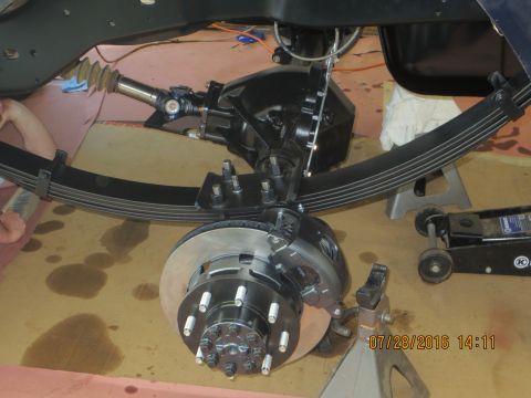 1986 Ford Bronco - finished shot of the axle