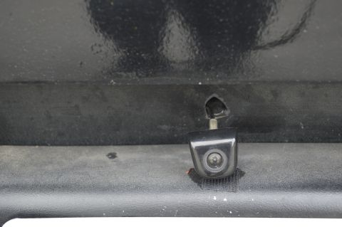 1992 Ford Bronco - Close-up of a vehicle's rear-mounted backup camera.