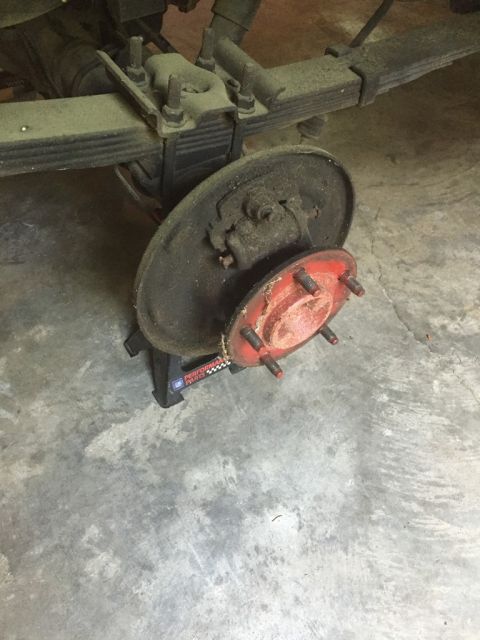 1989 Ford Bronco - i ended up replacing just about every brake part on the bronco. when i went to do the rear drum brakes, i pulled the passenger rear tire of…
