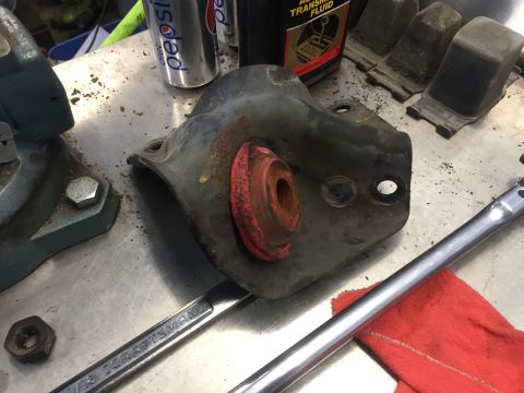 1995 Ford Bronco - Passenger side radius are bushing melted due to catilityic converter getting to hot!!