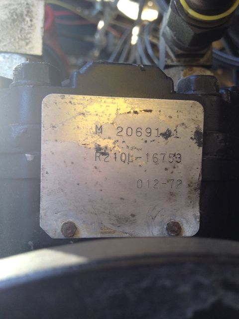 1979 Ford Bronco - A metal plate with various numbers and text is visible, with a date of 012-72 stamped on it.