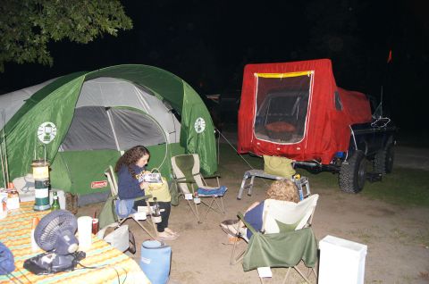 1979 Ford Bronco - Our camp at Val-Du camp ground during the Bronco Takeover.