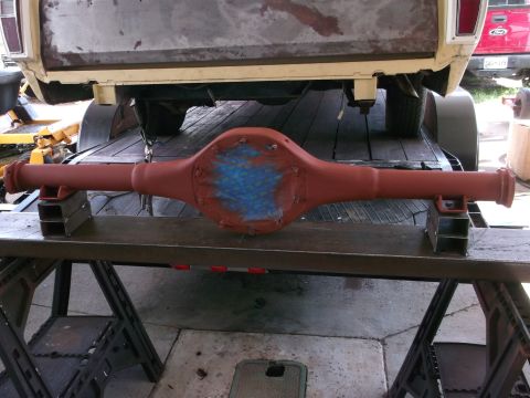 1967 Ford Mustang - New 9 inch PEM Racing housing with 3 inch tubes welded in & big Torino ends.