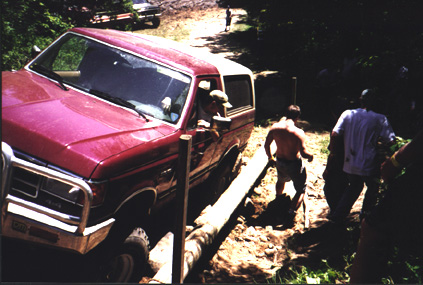 1991 Ford Bronco - Assessing the damage...getting ready for more rocks.