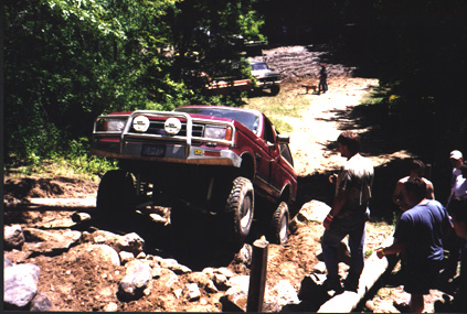 1991 Ford Bronco - Love this photo...felt a lot steeper than it looks!