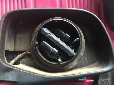 1994 Ford Bronco - And this is what you will be left with for the housing. See the plastic support bar that runs NW to SE. You can move the motors carefully,…