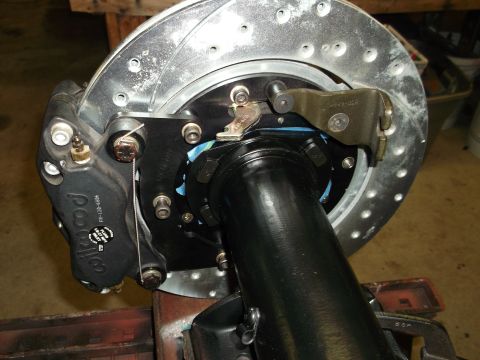 1967 Ford Mustang - Wilwood brake kit with integral emergency brake system.