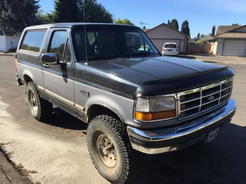 1995 Ford Bronco - Besides brush scratches it did well.