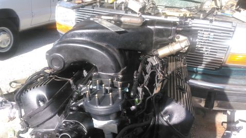 1996 Ford Bronco - just an idea what it will look like. there was not much room to mount the coil or vacuum solenoids