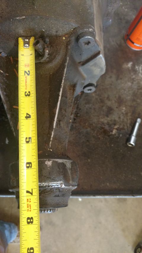 1996 Ford Bronco - Truck tailshaft from the base of the housing/tail shaft joint to tip measures 7 3/4" ish long.