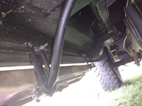 1996 Ford Bronco - Here it is installed with stainless bolts. Maybe it'll last.