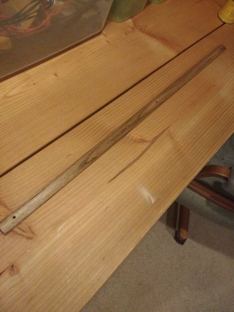 1996 Ford Bronco - The faux wood dash panel was peeling so I threw it in the trash and made a real wood substitute. I used "Mixwax Early American 230 finish".…