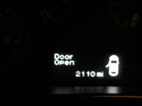 2015 Dodge Dart - The dashboard shows the current speed and other vehicle information.