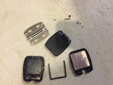 2013 Ford Taurus - Left over parts. Make sure you keep the small thin metal plate that goes on top of the receiver. It is used for signal. In this case I used…