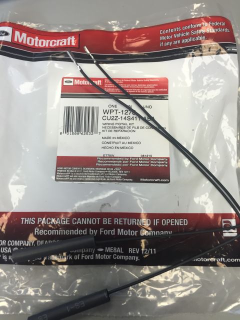 2013 Ford Taurus - WPT-1278 OEM wiring harness.