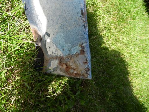 1950 Ford F2 - Left Extension Rust