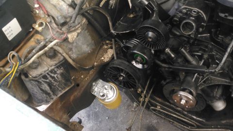 1996 Ford Bronco - i had alot of conflicting ideas where to relocate the oil filter to. i wanted the filter to be easy to access to change the filter, open to…