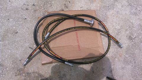 1996 Ford Bronco - the filter relocation kit comes with 2 short 36" hoses which i cant use and i dont trust very much as i had issues on my previous truck wit…