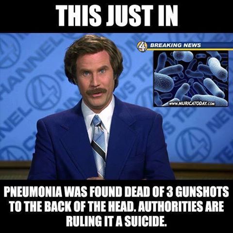 1995 Mercury Grand Marquis - A meme Ron Burgundy as a news anchor with a humorous and absurd news headline.