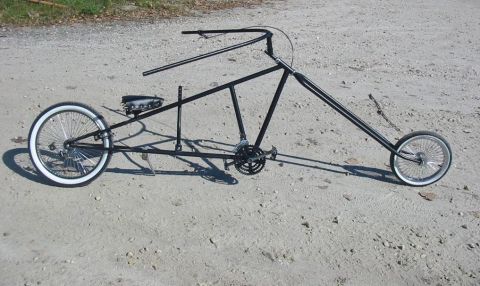 1981 Ford Bronco - This is a custom chopper bike that I built. I started with an old Schwin mountain bike and added pipe until it was big enough.