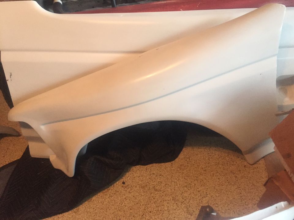 White fender part