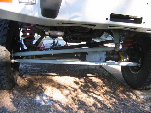1992 Ford Bronco - everything back together. Post note, the front end needed some work at this point to get all the geometry in line. The tie rod was too long…