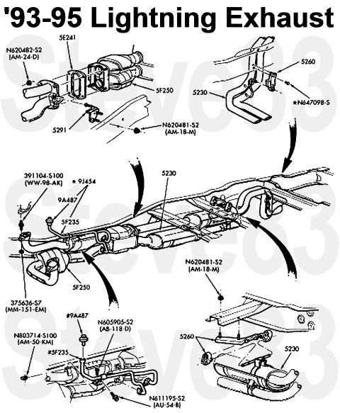 1983 Ford Bronco - '93-95 Lightning Exhaust IF THE IMAGE IS TOO SMALL, click it. See also: [url=http://www.supermotors.net/registry/media/1069074] http://www.…