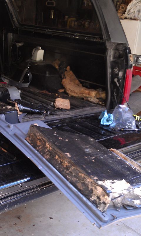 1995 Ford Bronco - Tear down interior