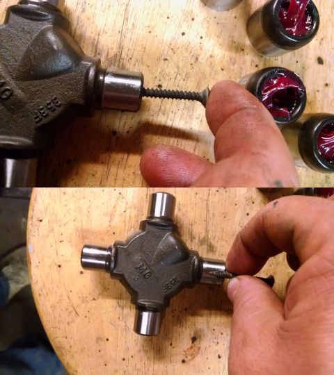 1983 Ford Bronco - There are no grease journals in a sealed (non-greasable) trunnion. The bores are blind, and are not as deep as the needle races, so the she…