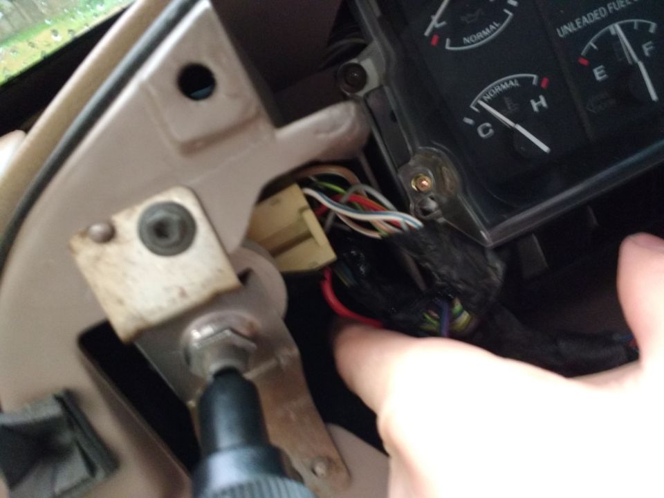 My Visor lights were powered by the sidemarkers being turned on in swich position 1.