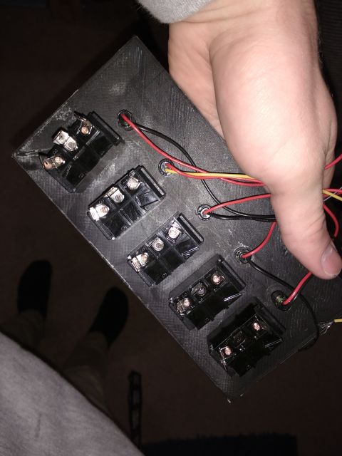 1996 Ford Bronco - Backside of the switchboard.