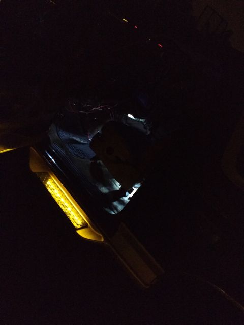 1996 Ford Bronco - Runningboard lights illuminate very well.
