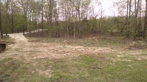 2004 Land Rover Land Rover - The guy who built the driveway did the initial clearing for the shop, but he left some stumps and debris, and he didn't level it so there a…