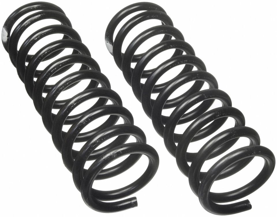 Two black coil springs
