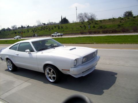 1978 Ford Mustang II - On the way home with a fresh coat of Oxford White