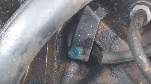 1984 Ford Bronco - PS pump tag