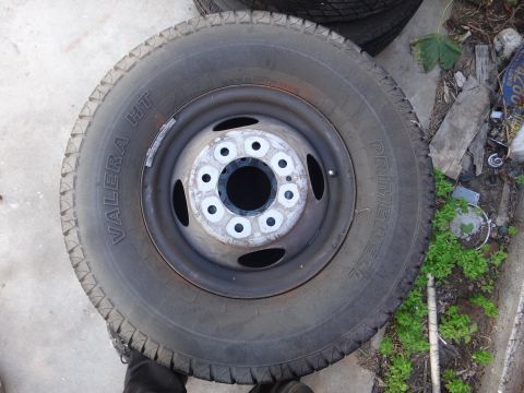1995 Chevrolet P30 1 Ton - Step Van - Dually truck wheel and tire, likely for a heavy-duty pickup or van. No year visible on the part.