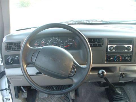 1986 Ford Bronco - Interior shot of a 1999 Ford F-250 Super Duty, highlighting the dashboard layout and controls.