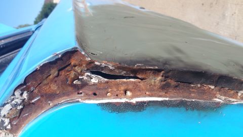 1963 Ford Galaxie - 30yr old body work lol, no wire welders then, I had to replace all of this