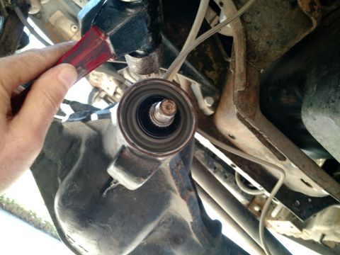1992 Ford Bronco - Applied a really fine coating of RTV to the mounting surface of the seal and tapped it in place with a hammer. be very careful not to defor…