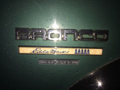 1990 Ford Bronco - Stroker Emblem