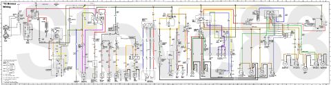1976 Ford Bronco - 1972 Bronco Wiring Diagram IF THE IMAGE IS TOO SMALL, click it. Improved, corrected, & combined version of Seabiscuit 's colorized diagrams…
