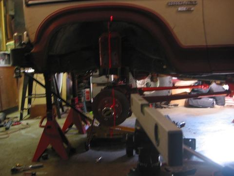 1985 Ford Bronco - Playing with the laser!!!!