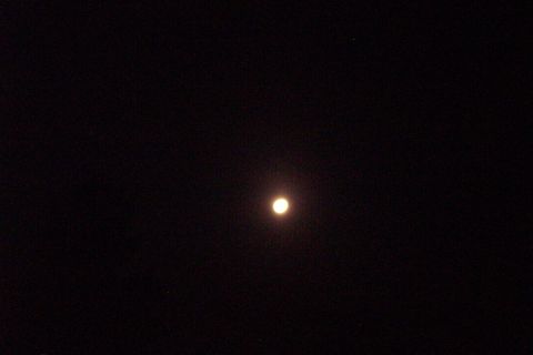 1996 Ford Bronco - The day begins with a setting moon. (3/6/2004)