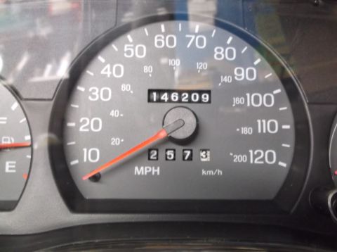 1999 Mercury Grand Marquis - The odometer reads 146,209 miles, with the speedometer indicating a speed of 25 mph.